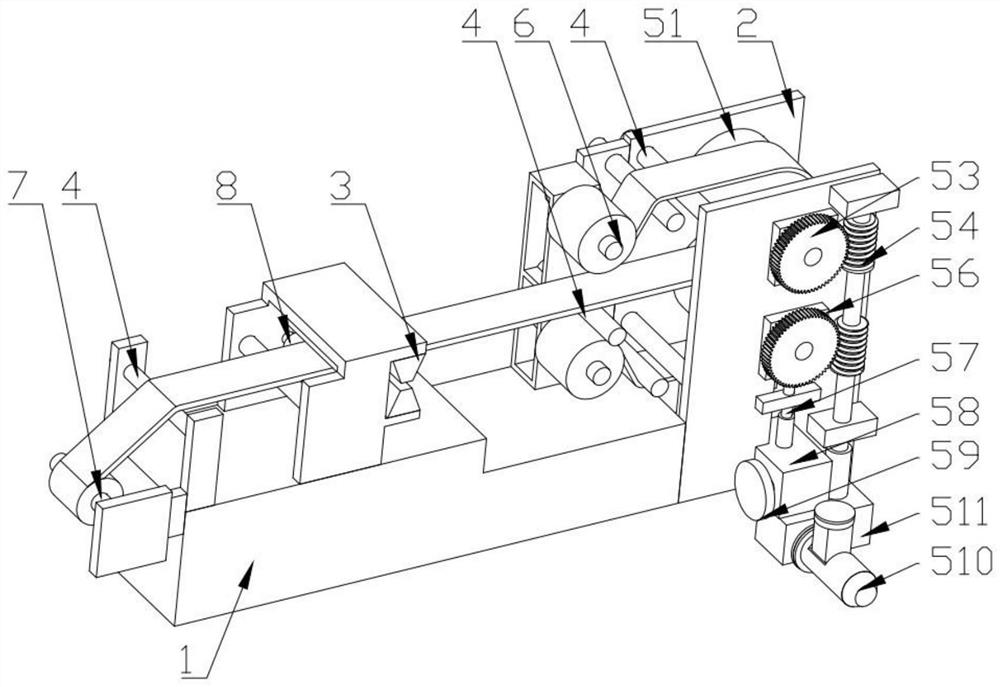 PPTC continuous automatic hot-pressing device and method thereof