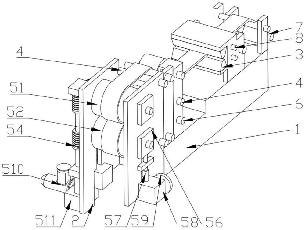 PPTC continuous automatic hot-pressing device and method thereof