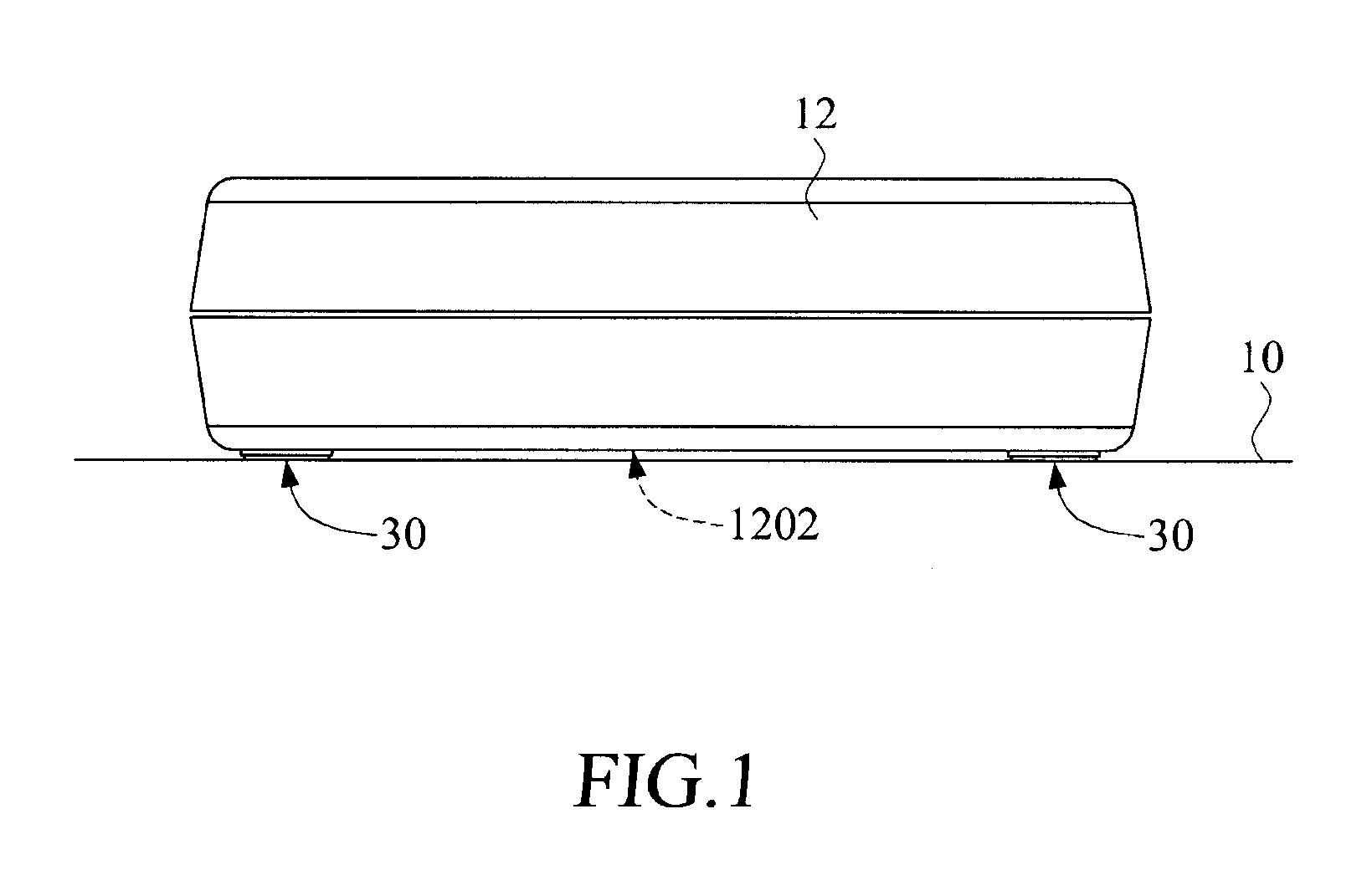 Seat structure for supporting an assembly from underneath