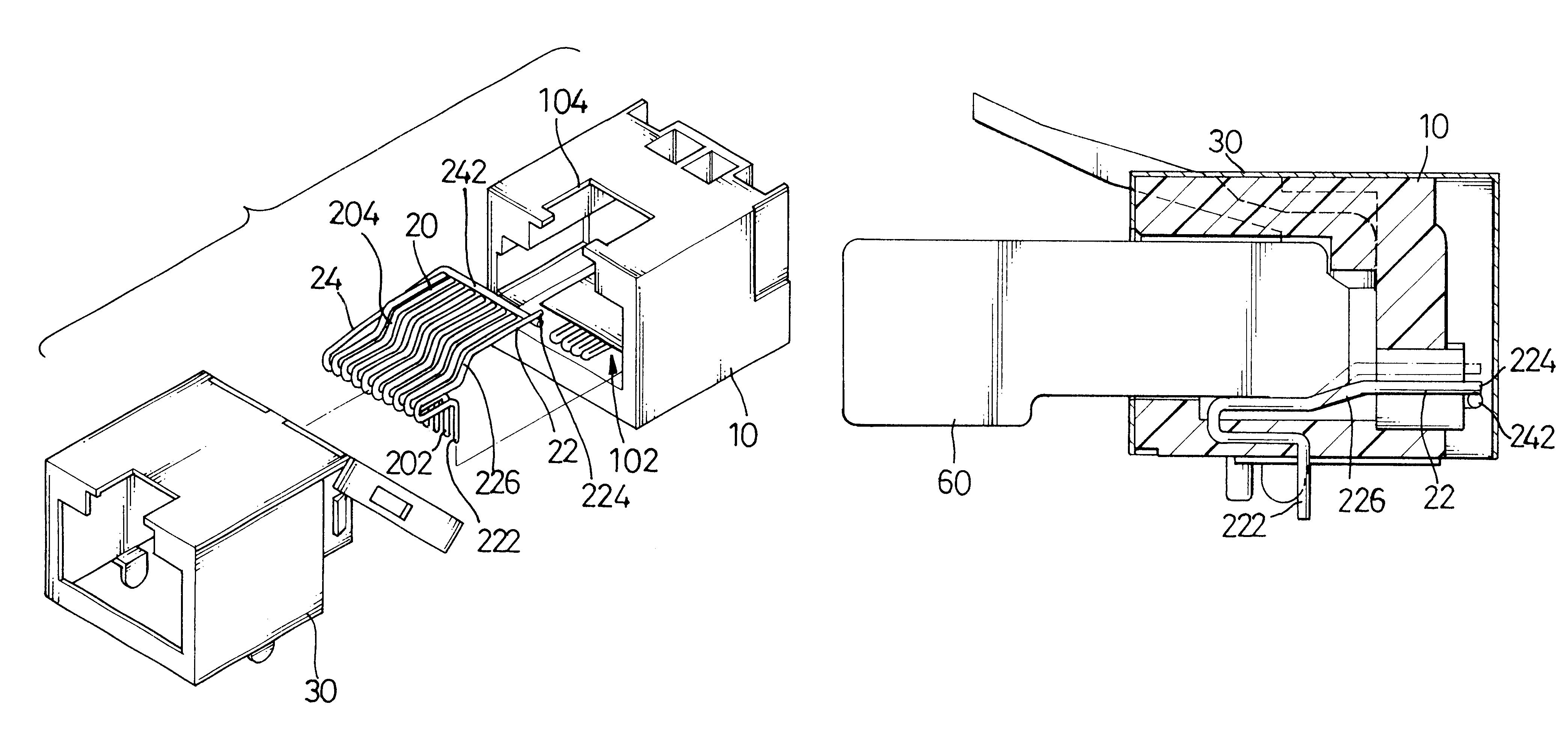 Modular communications socket