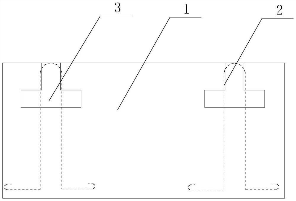 A foundation pile detection device