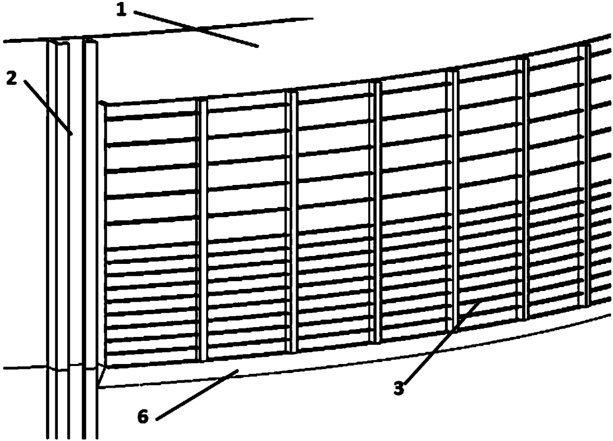 Construction method of concrete anti-corrosion tooling in splash zone of steel cylindrical revetment structure