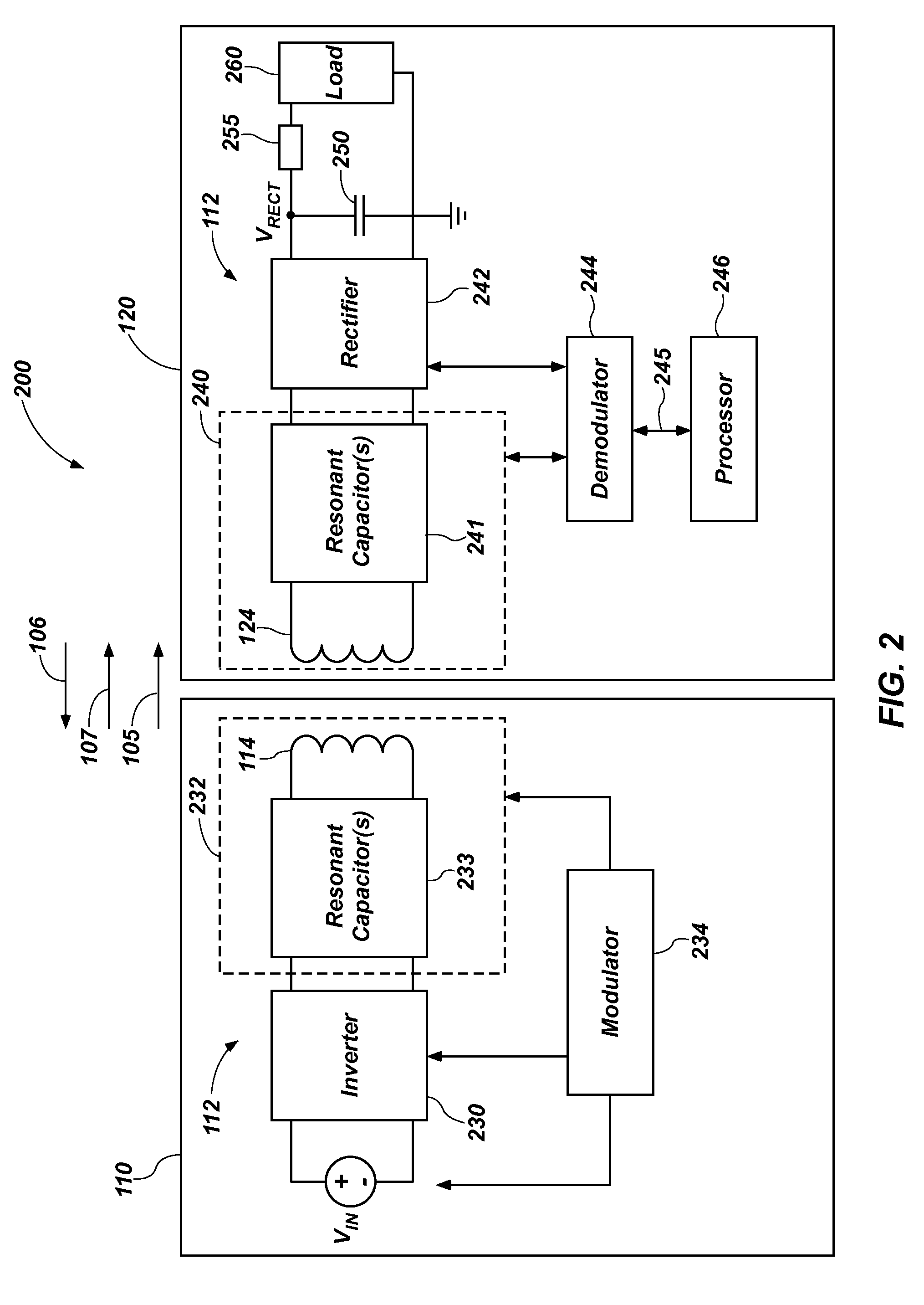 Apparatus, system, and method for back-channel communication in an inductive wireless power transfer system