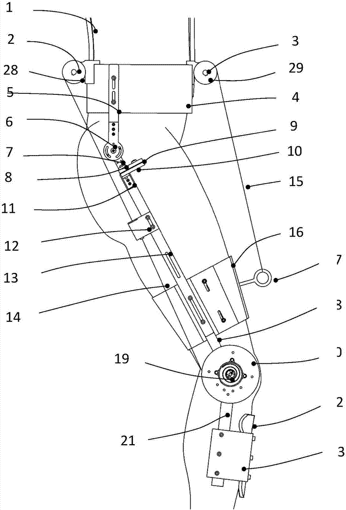 Wearable medical-rehabilitation walking aid device