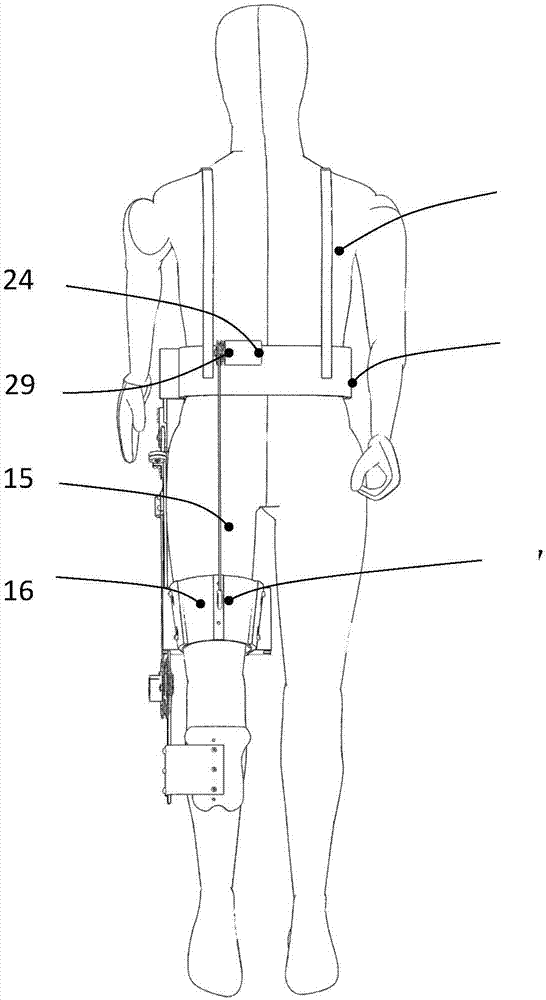 Wearable medical-rehabilitation walking aid device