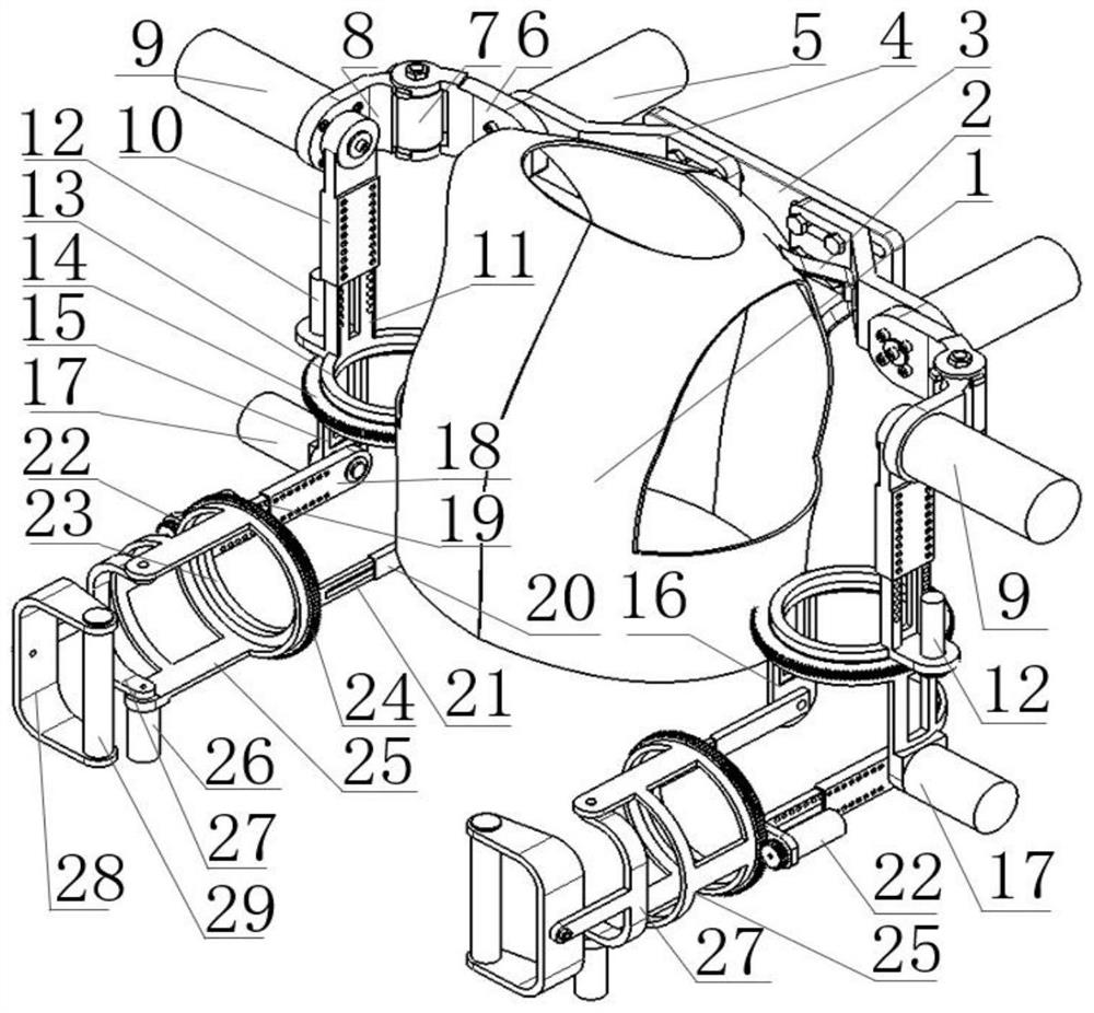 Wearable upper limb rehabilitation exoskeleton robot