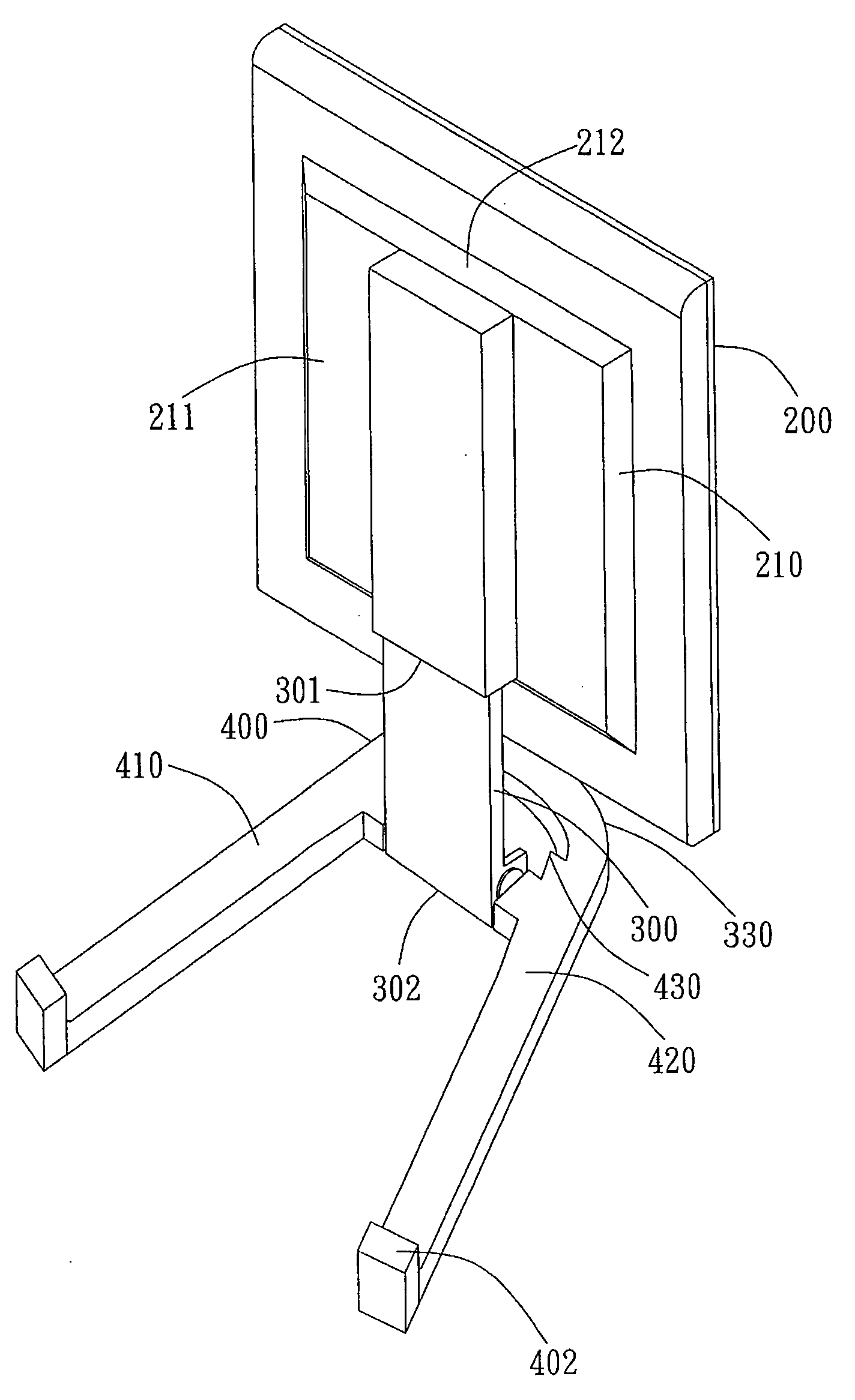 Brace stand and an electronic device for using the same