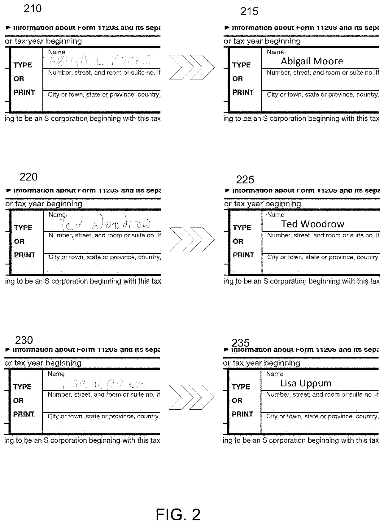 System and Method for Processing Character Images and Transforming Font Within a Document