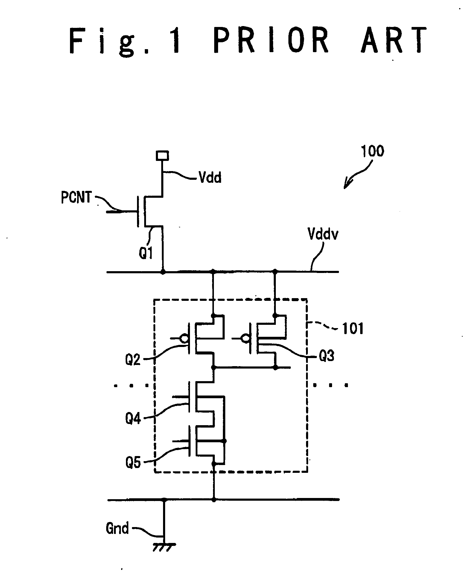 Semiconductor integrated circuit for reducing leak current through MOS transistors