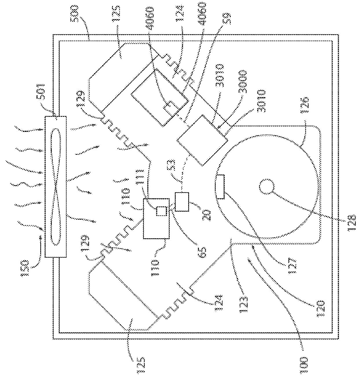 Ignition module for internal combustion engine with integrated communication device