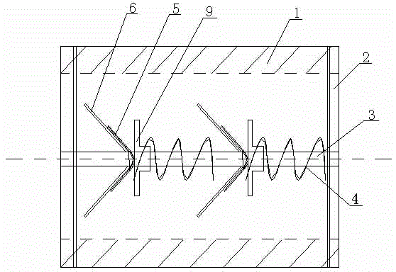 Pipe built-in combined type pressure reducing valve