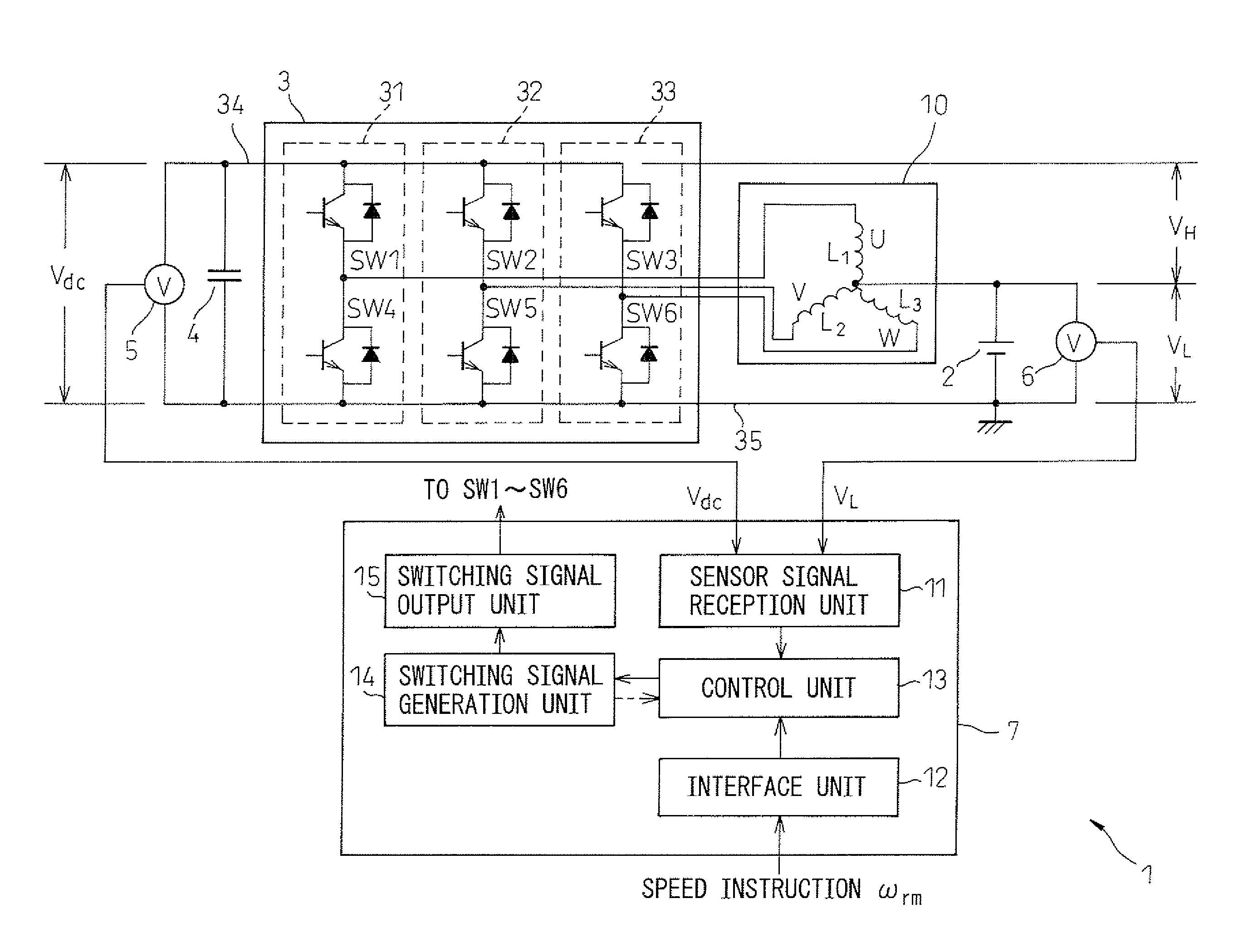 Electric motor drive device, control method of electric motor drive device, and electrically driven device