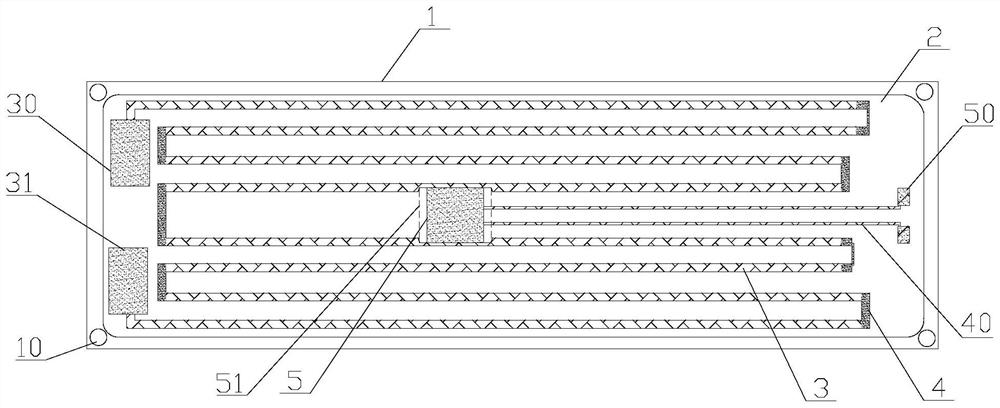 A kind of ceramic thick-film straight hair heater and its preparation process