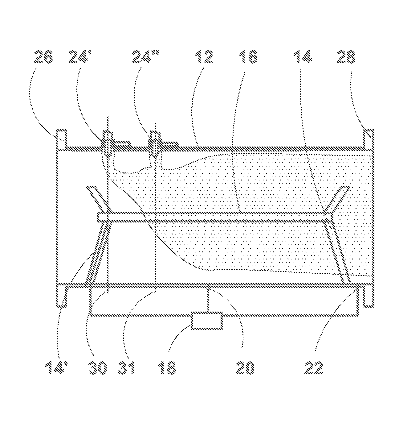 A method and a reactor for mixing one or more chemicals into a process liquid flow