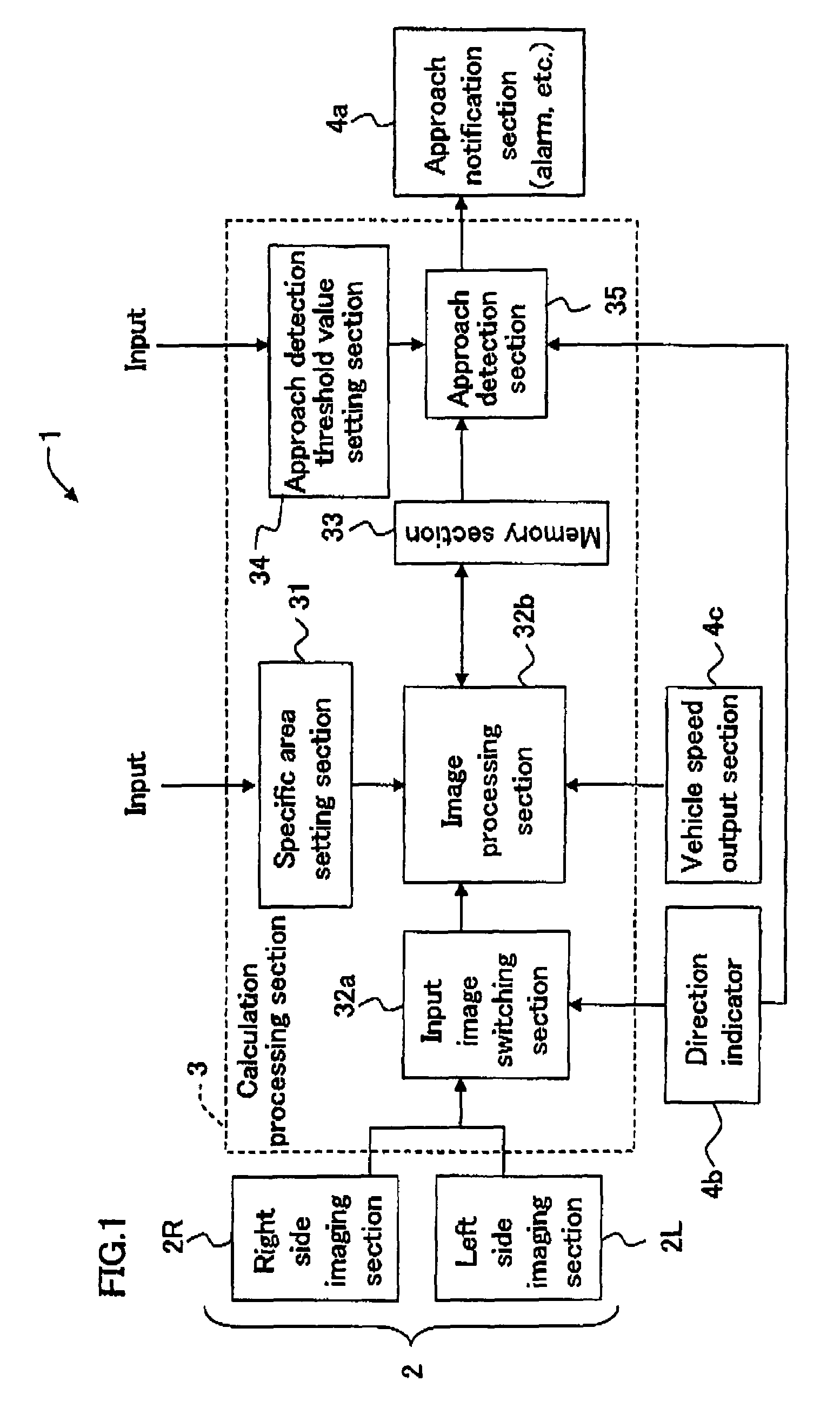 Vehicle environment monitoring device, vehicle environment monitoring method, control program and computer-readable recording medium