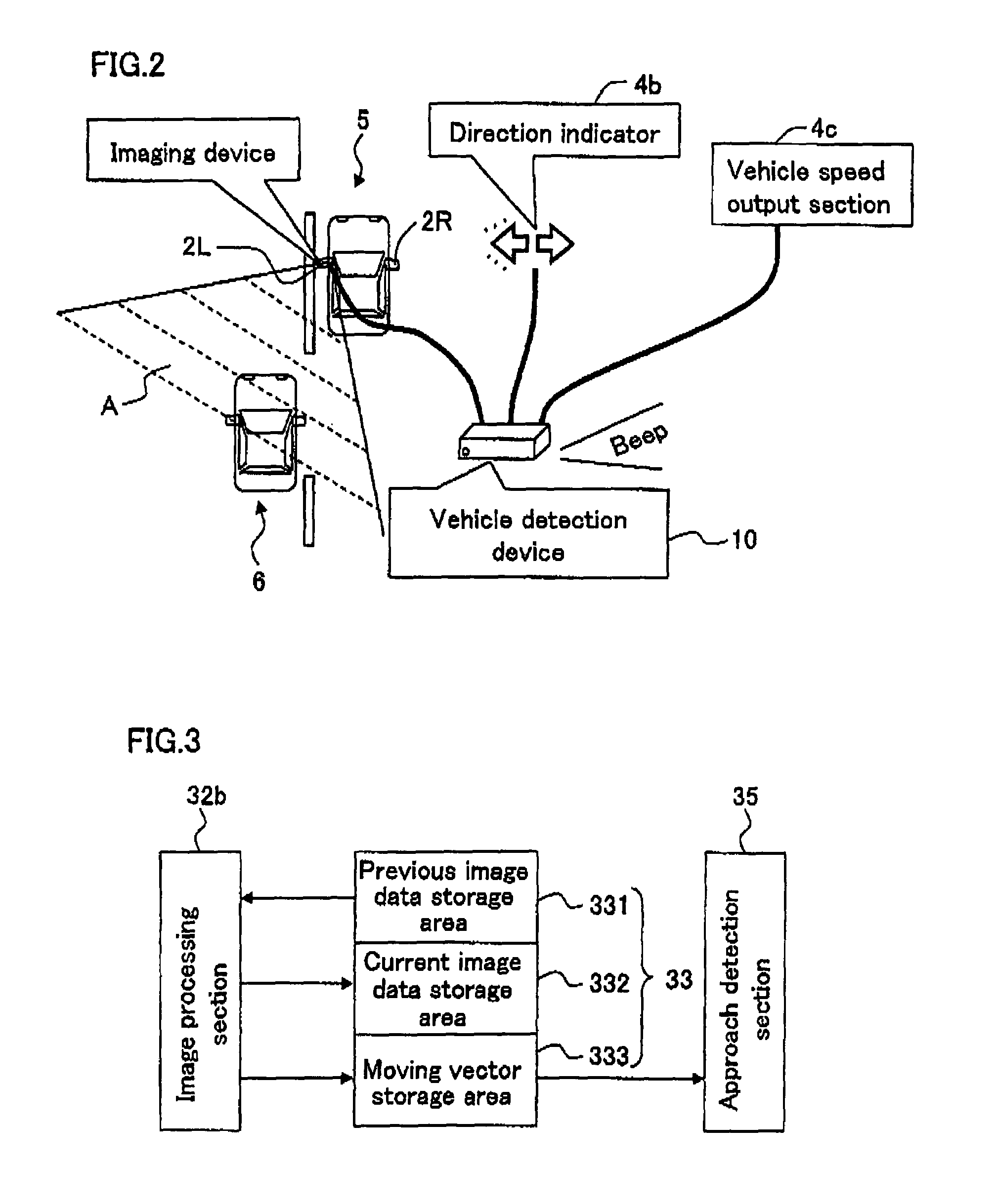 Vehicle environment monitoring device, vehicle environment monitoring method, control program and computer-readable recording medium