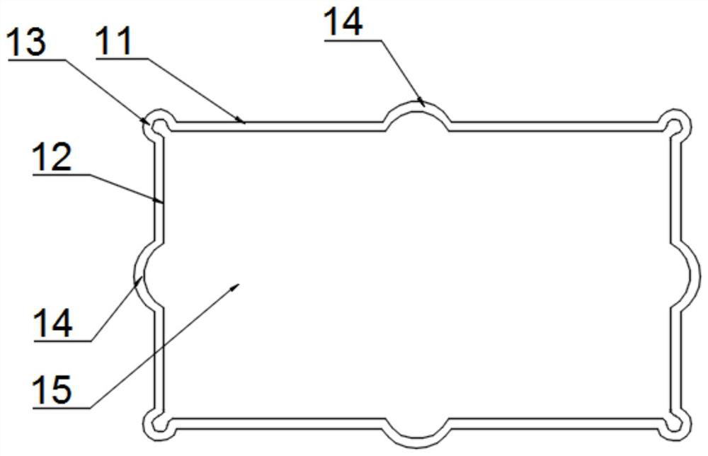 Flat enameled wire painting mold and paint film coating process method