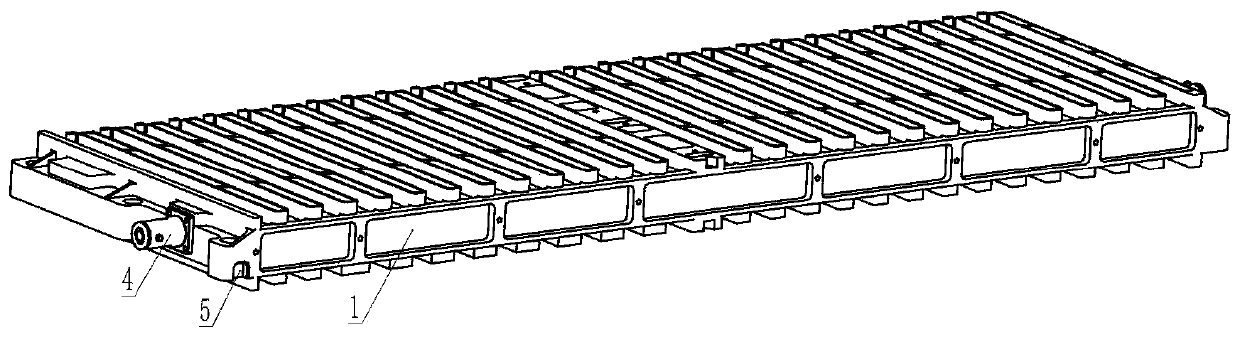 Method for rapidly assembling, disassembling and replacing cold plate component of multi-layer liquid cooling frame