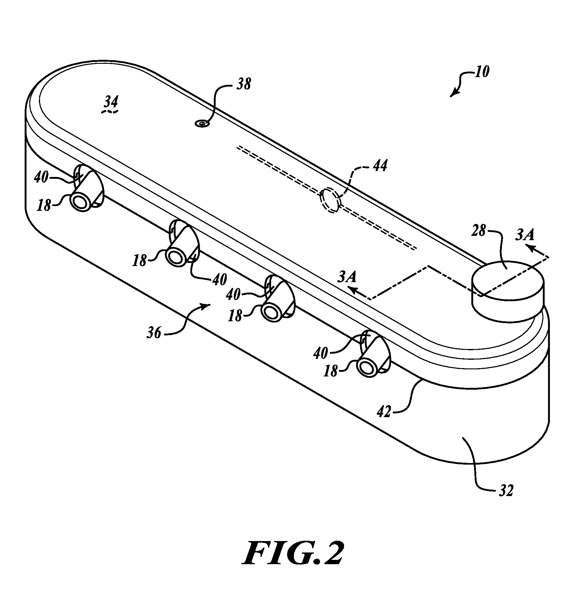 Enclosed rocker arm cover assembly having internal multi-coil mounting plate