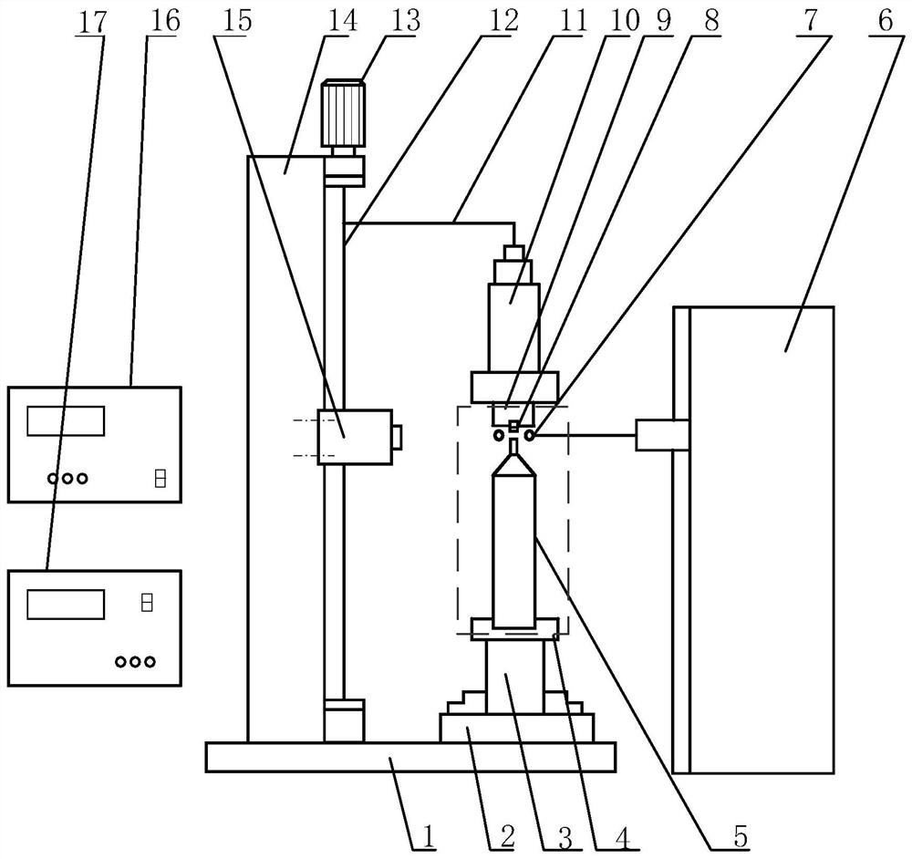 Ultrasound-assisted high-frequency brazing method and device for microminiature superhard cutter