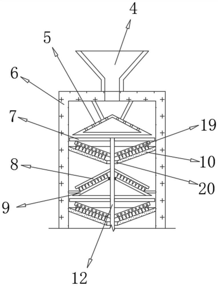 Sedimentation tank for sewage treatment