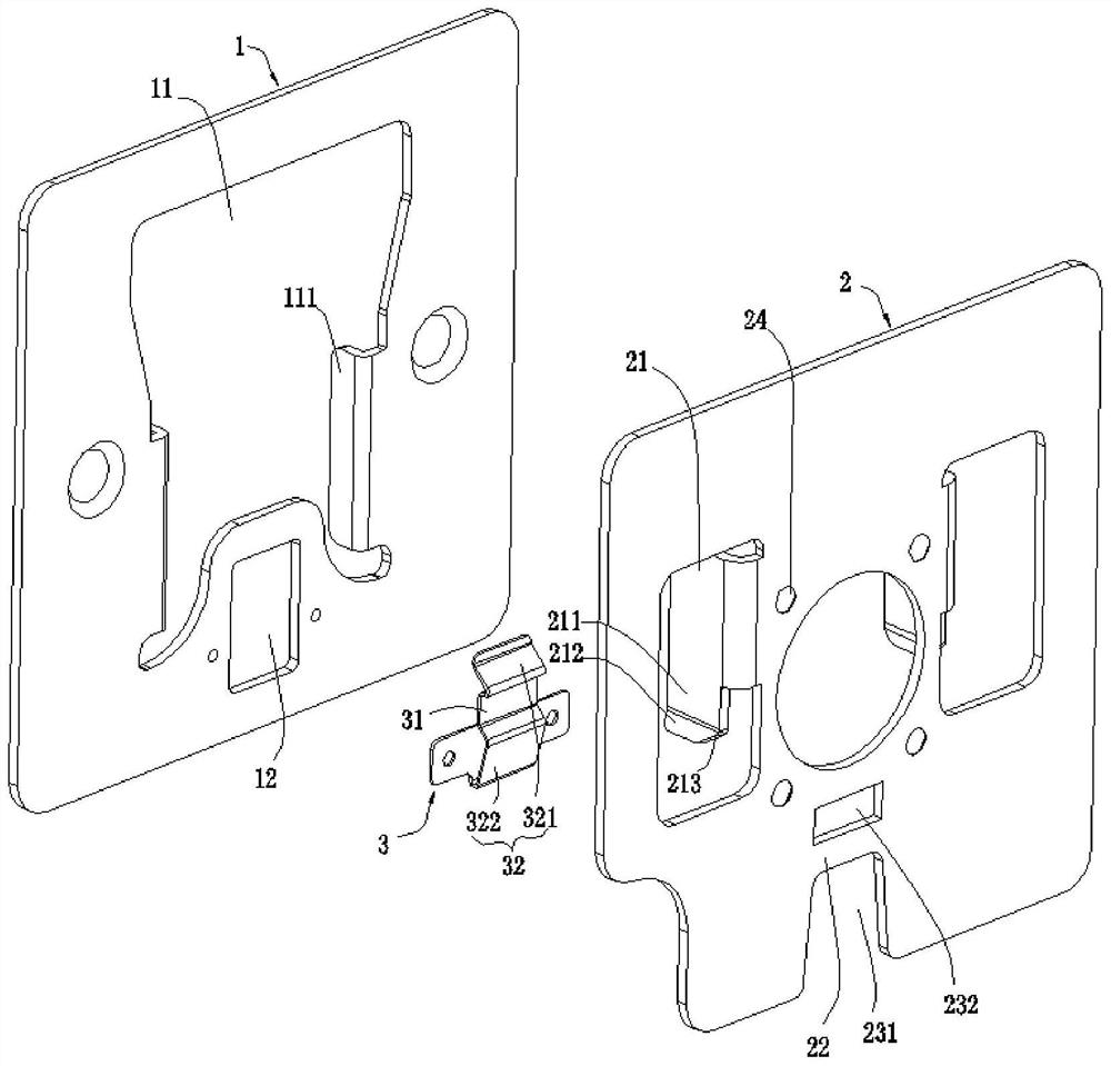 Fixed hanging rack and face recognition equipment