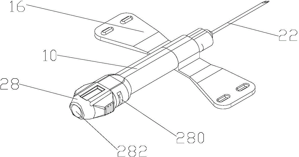 Auto-disposal safe medical needle