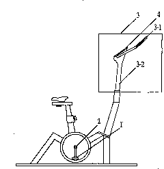 Body-building bicycle