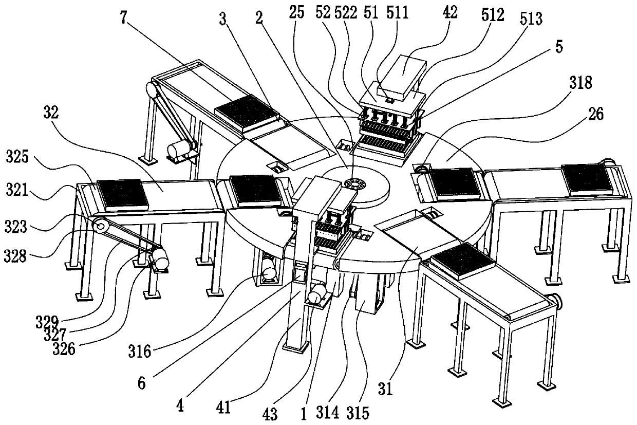 Double-suction-cup circular conveying and precise sowing device