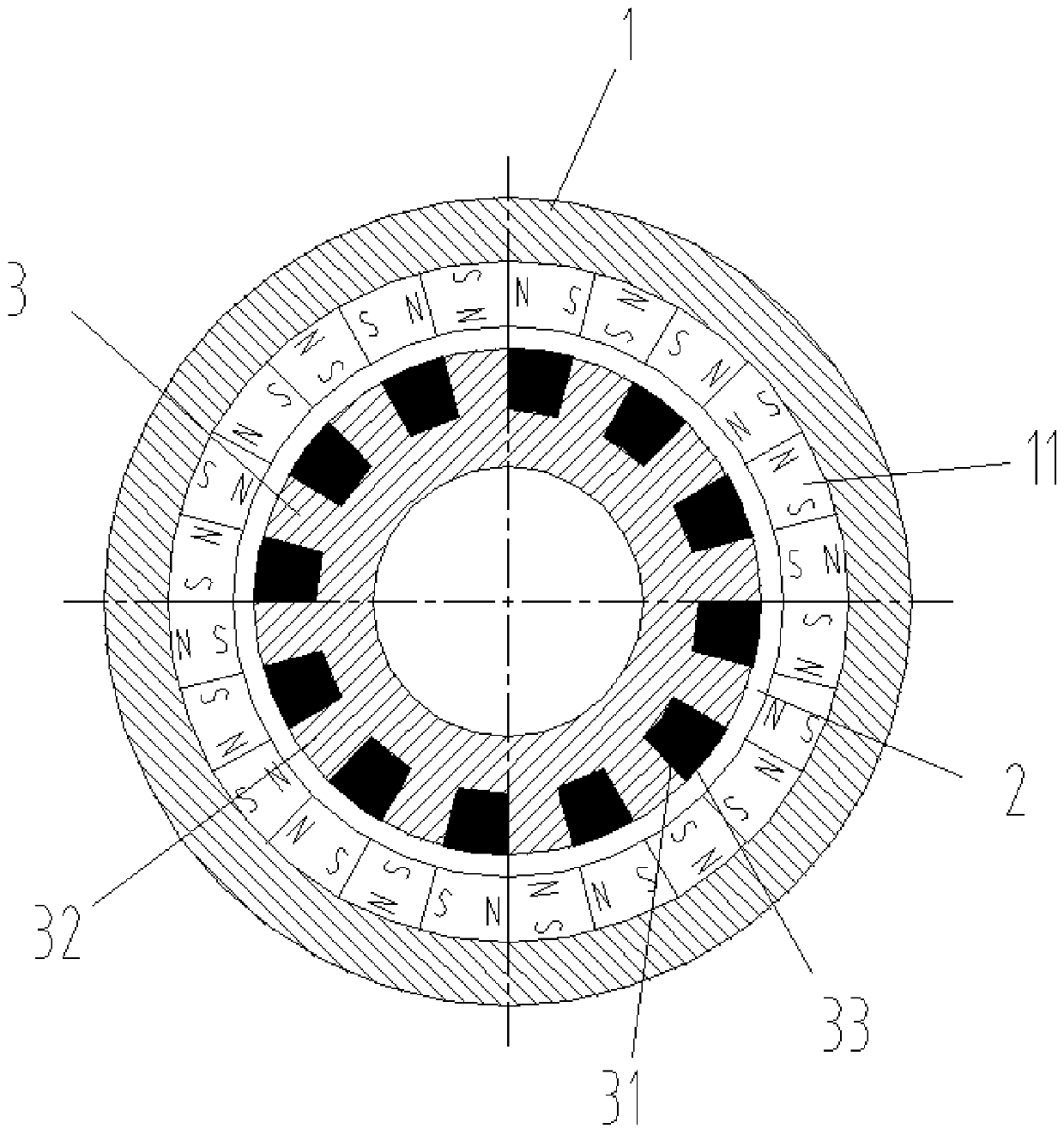 Magnetic resistance type soft starter