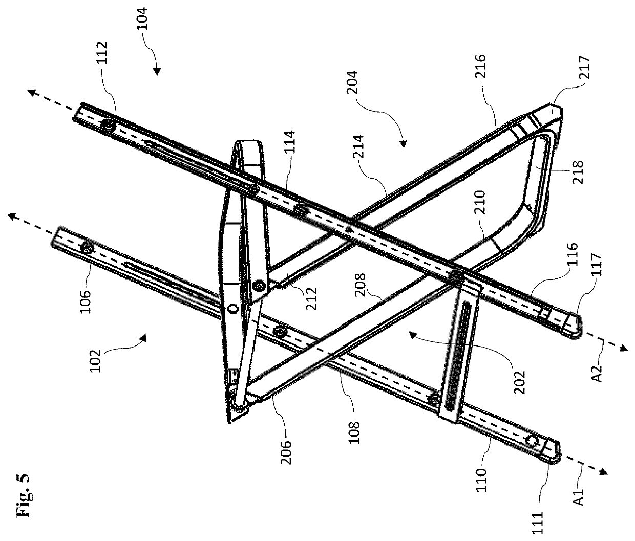 Folding chair and method of assembly