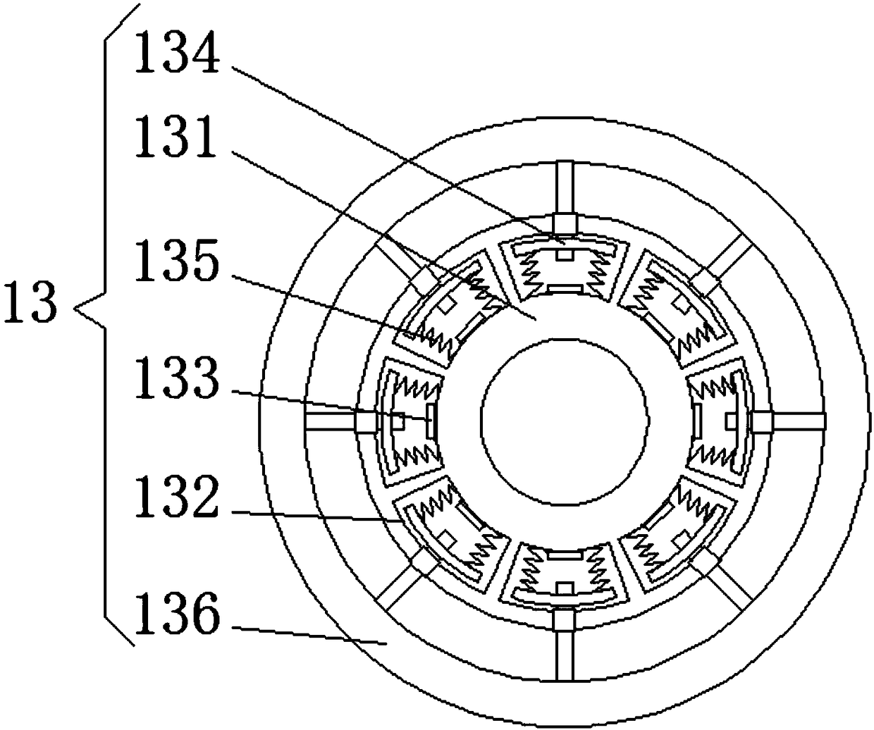 Printing and dyeing device for textile processing with function of wide application range