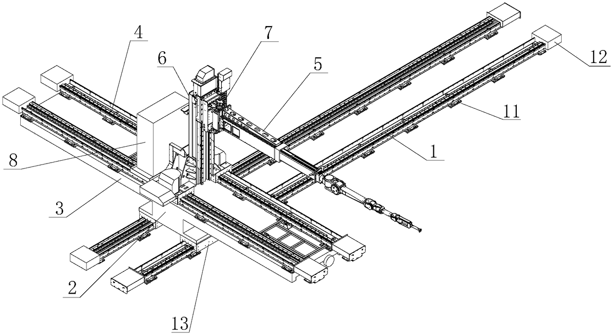 Spraying robot used for spraying large-dimension workpiece