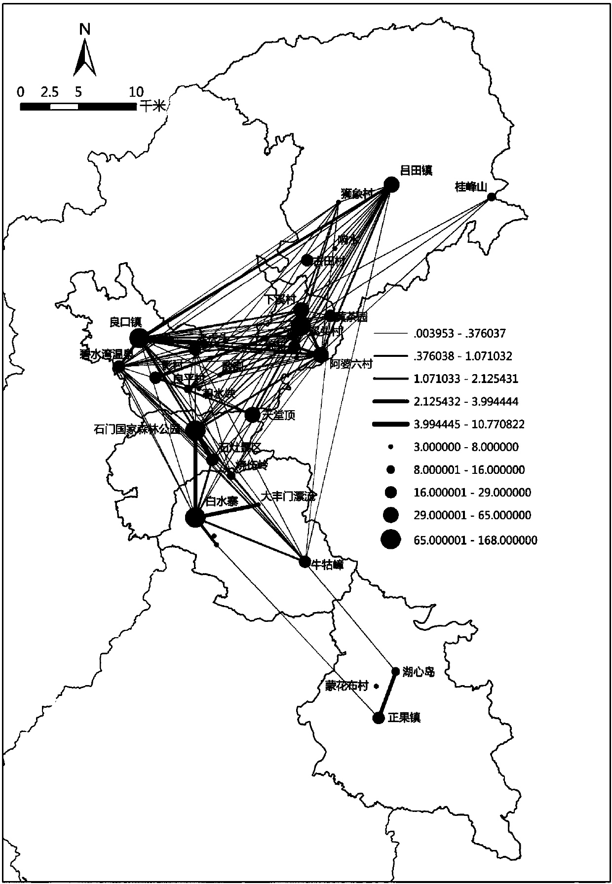 Generation method of recommended tourist route diagram on basis of network travel notes