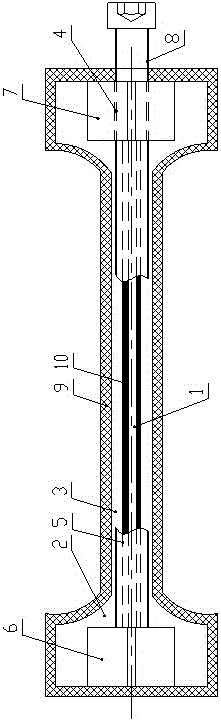 Spot welded fiber grating strain sensor and its installation method