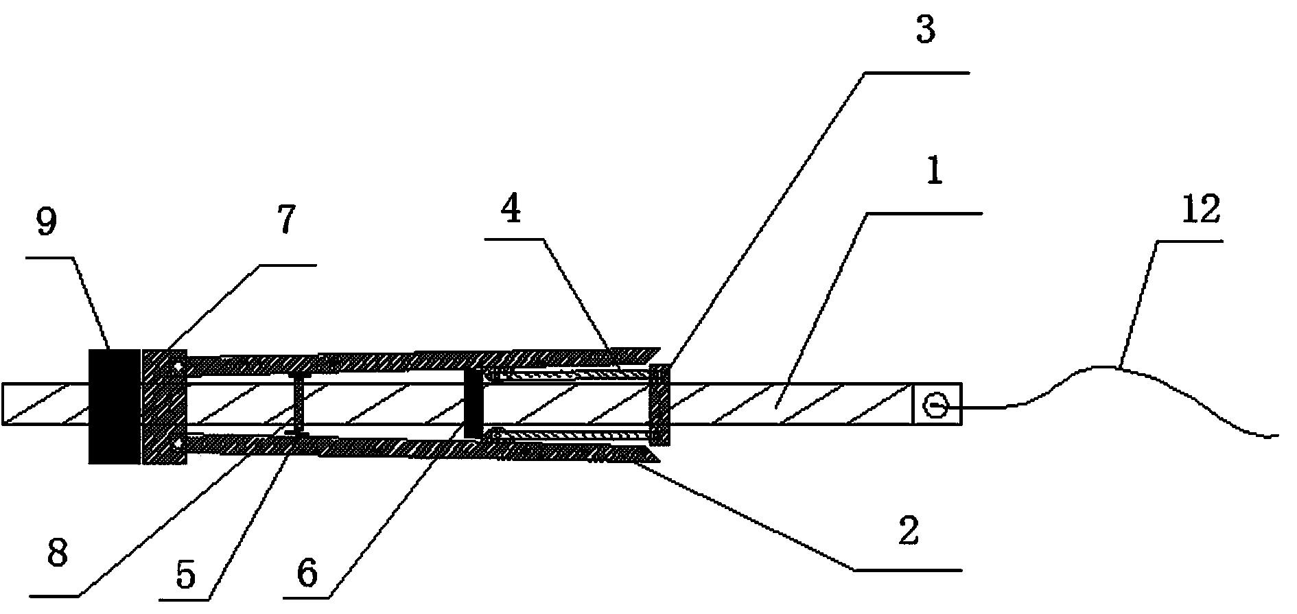 Flexible umbrella supporting anchor bolt and method for supporting soil slope thereby