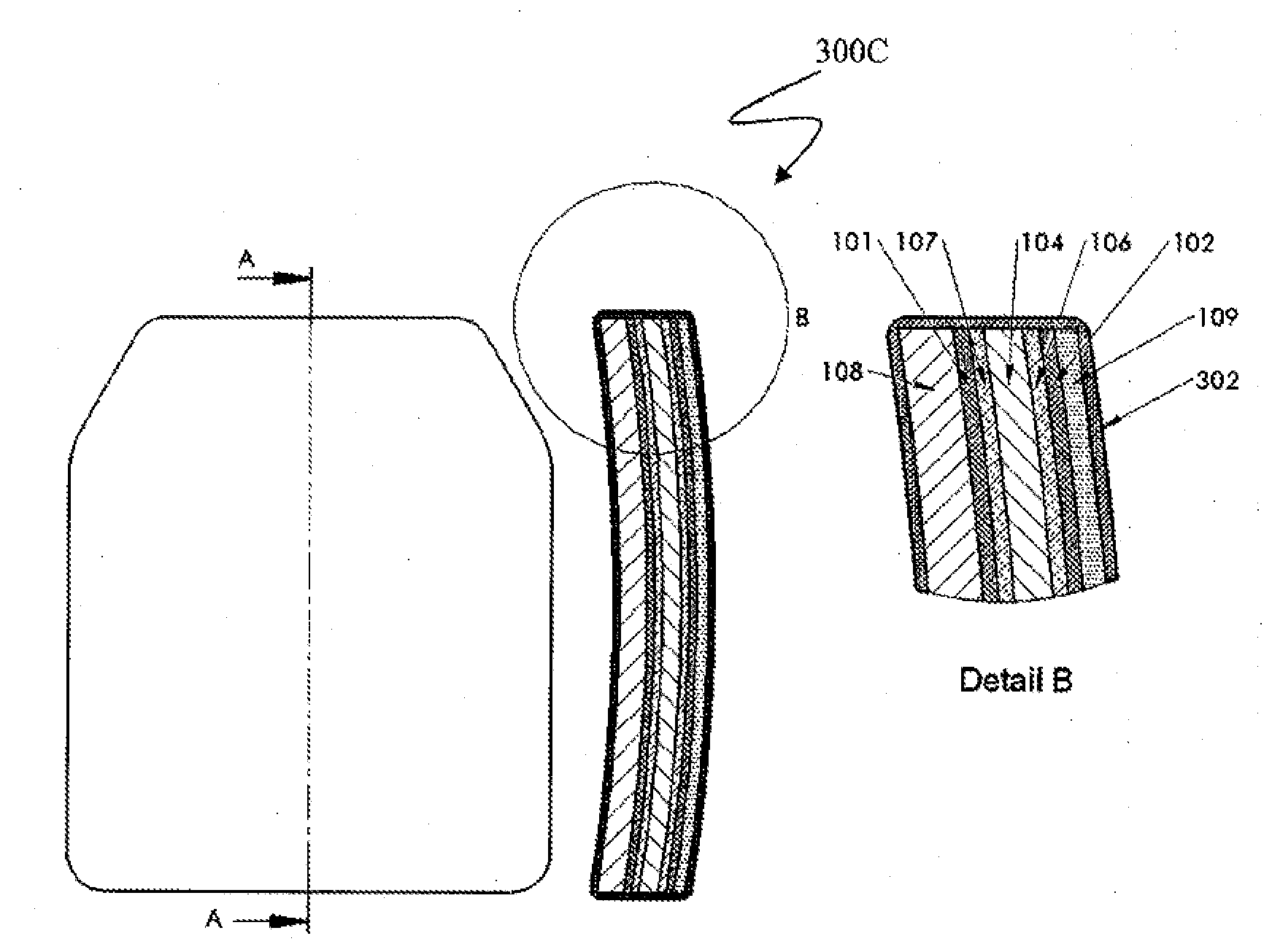 Antiballistic article and method of producing same