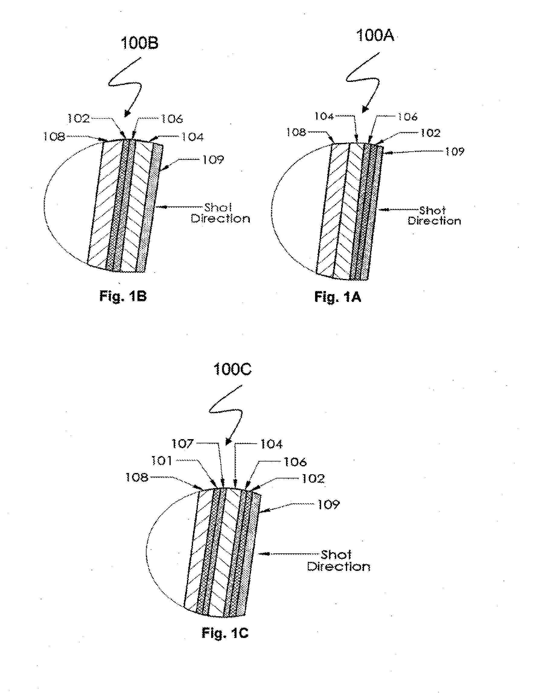 Antiballistic article and method of producing same