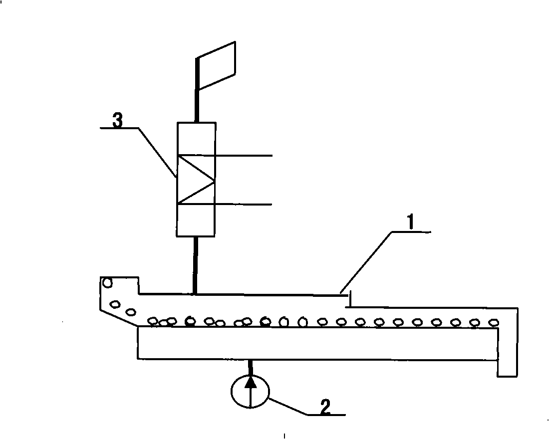 Steel works sintering cooling machine low-temperature flue gas residual heat utilization system