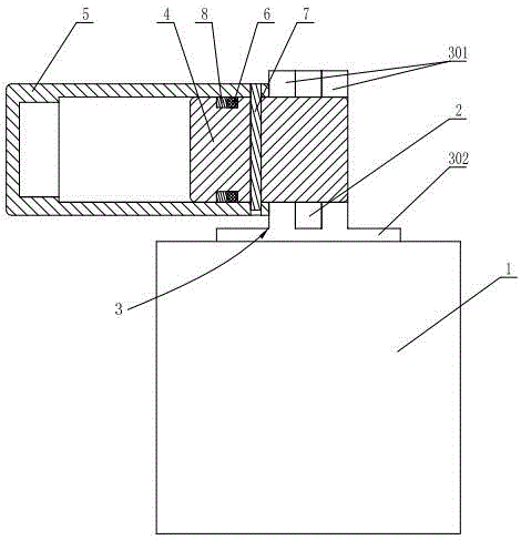 Deep sea self-induction emergency load rejection mechanism