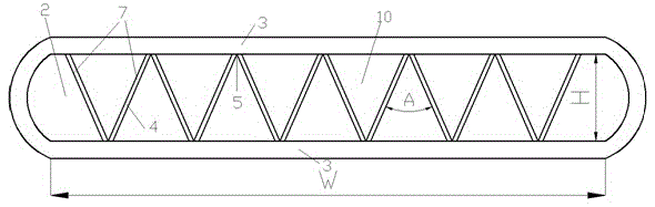 Heat exchanger provided with area-varying communication holes