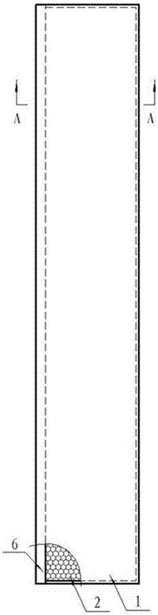 Honeycomb column of core steel structure