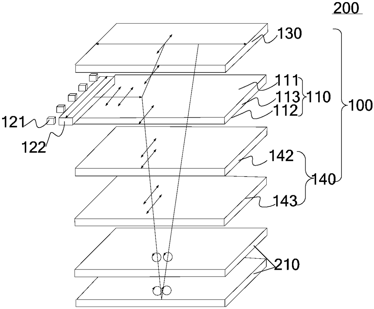 Optical structure and display device