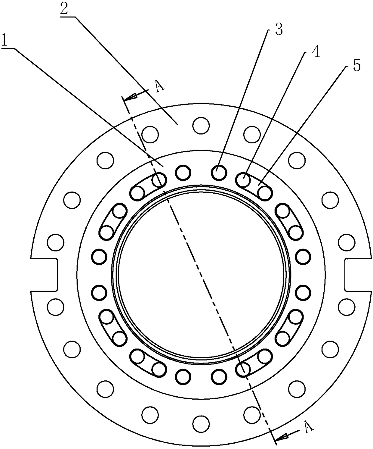 A screw barrel cooling device