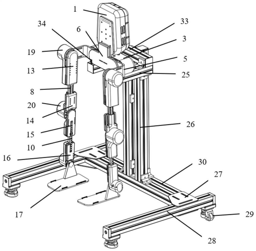 Exoskeleton assistance and lower limb rehabilitation integrated robot