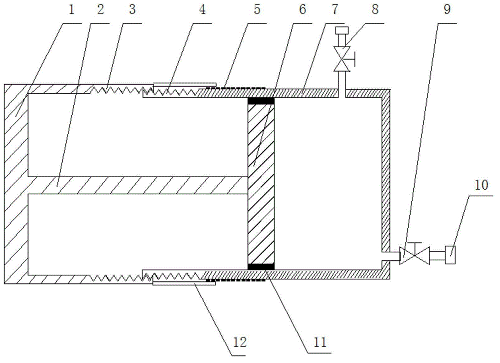 Special thread-sealing type sampler for oil chromatography test