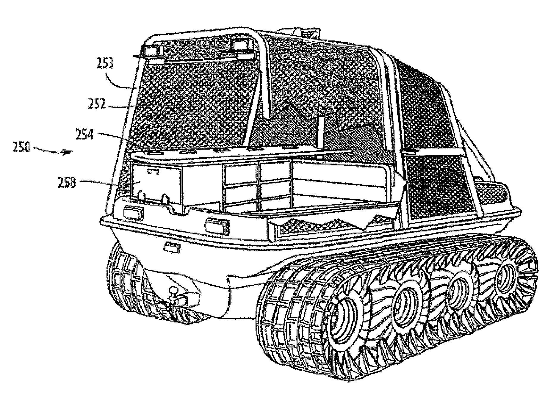 All terrain retrieval vehicle for medical emergencies