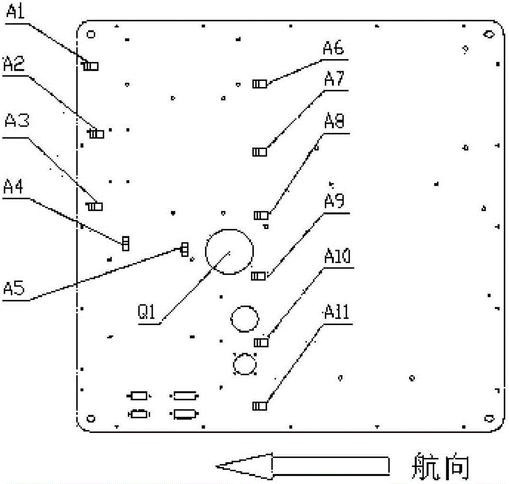 Wiring method for airborne cable device frame of unmanned aerial vehicle