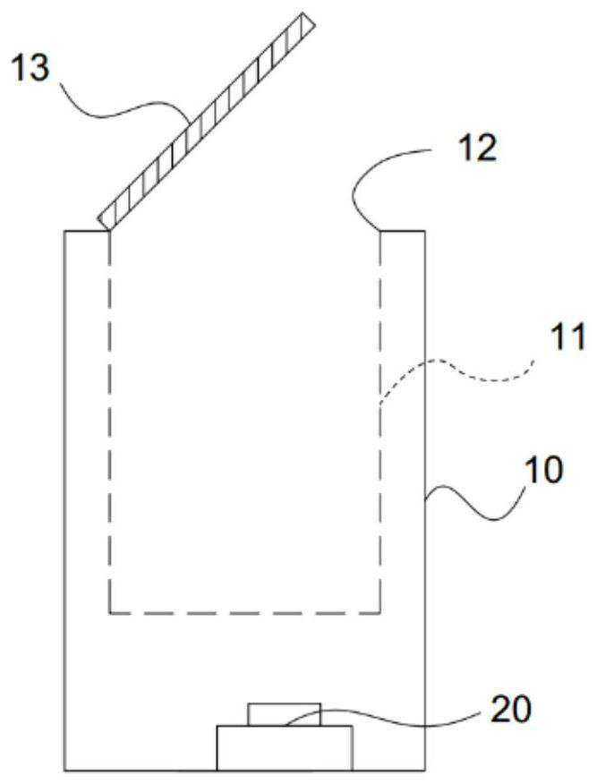 A fluid carrier assembly of an ultraviolet light-emitting diode module with inorganic packaging