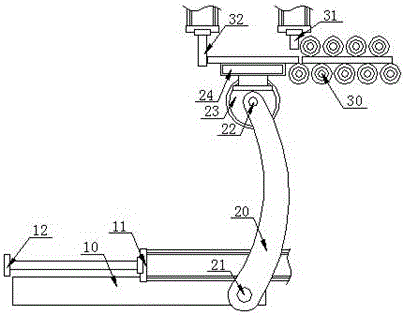 Automatic feeding and punching system for automobile supporting arm assembly